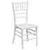 ZY24400 Vintage White Resin Dining Chairs for Wedding Outdoor Decoration